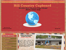 Tablet Screenshot of hillcountrycupboard.com